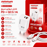 شارژردیواری وکابل مدلACW-E43-C19