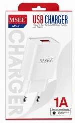 شارژر دیواری 1 آمپر پکدار MSEE MS-8 - تصویر 2