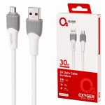 کابل Microusb بی فست شارژ 30w اکسیژن LX-14